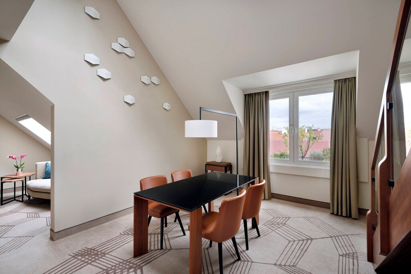 Prague Marriott Hotel Room photo A suite at the hotel